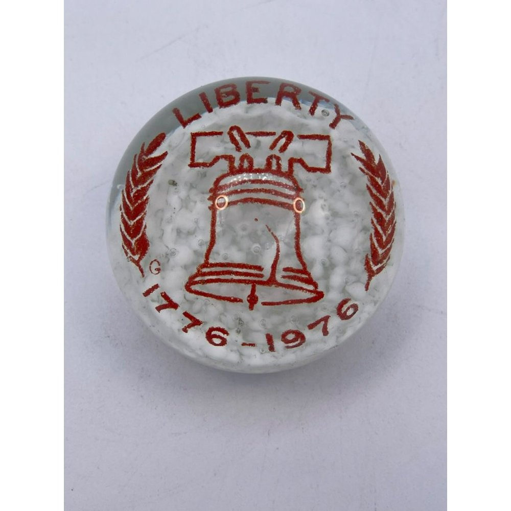 Liberty Bell 1776 - 1976, Glass Paperweight, John Gentile